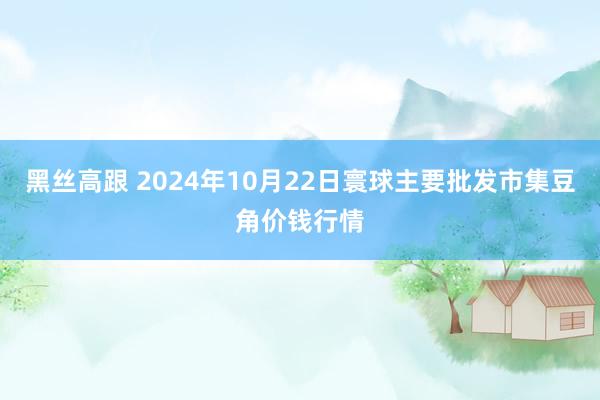 黑丝高跟 2024年10月22日寰球主要批发市集豆角价钱行情