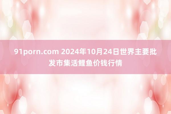 91porn.com 2024年10月24日世界主要批发市集活鲤鱼价钱行情