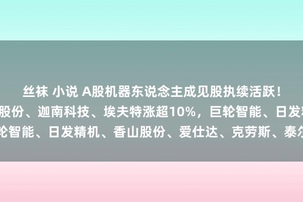 丝袜 小说 A股机器东说念主成见股执续活跃！三丰智能2连板，巨能股份、迦南科技、埃夫特涨超10%，巨轮智能、日发精机、香山股份、爱仕达、克劳斯、泰尔股份等涨停