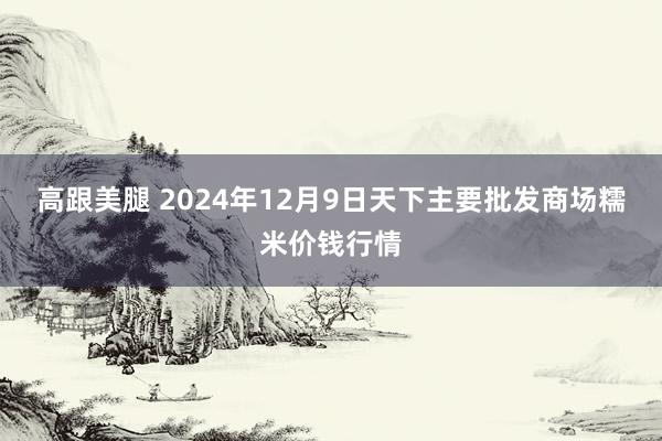 高跟美腿 2024年12月9日天下主要批发商场糯米价钱行情